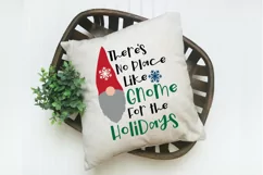 There's No Place Like Gnome for the Holidays SVG Cut File Product Image 3