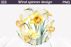 Spring Flowers Wind Spinner | Daffodil Wind Spinner Product Image 1