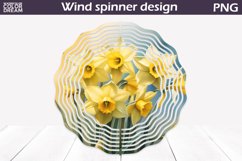 Spring Flowers Wind Spinner | Daffodil Wind Spinner Product Image 1