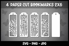 100 Bookmarks Paper cut SVG Laser cut I Cricut I Silhouette Product Image 7