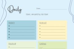 Daily Planner Printable , Daily Planner Digital for easy acc Product Image 26