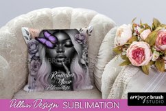 Daily Affirmations Pillow Cover - Pillow Case Sublimation Product Image 1