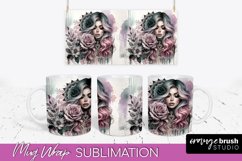 Daily Affirmations Mug Wrap - Inspirational Mug Sublimation Product Image 1