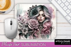 Affirmations Mouse Pad PNG, Inspirational Quote Sublimation Product Image 1