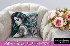 Daily Affirmations Pillow Cover - Pillow Case Sublimation Product Image 1
