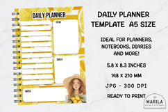 Daily Planner Page I Love Lemon| A5 Product Image 1