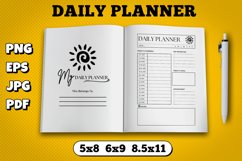 Amazon kdp daily planner interior for kindle publisher Product Image 1