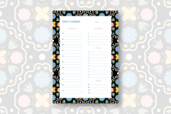 Flower Daily Planner Template | Daily Planner Product Image 1