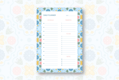 Flower Daily Planner Template | Daily Planner Product Image 1