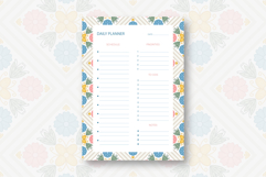 Flower Daily Planner Template | Daily Planner Product Image 1