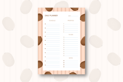 Kiwi Daily Planner Template | Daily Planner Product Image 1