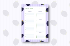 Blackberry Daily Planner Template | Daily Planner Product Image 1