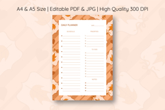 Fall Coquette Stripe Daily Planner | Daily Planner Product Image 1