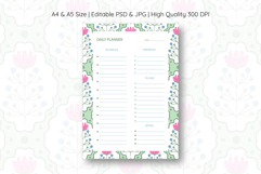 Folk Flower Daily Planner | Daily Planner Product Image 1