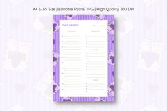 Grapes Coquette Stripe Daily Planner | Daily Planner Product Image 1