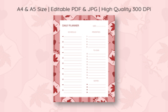 Fall Coquette Stripe Daily Planner | Daily Planner Product Image 1
