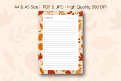 Vintage Fall To Do List Template | To do list Product Image 1