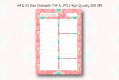 Pastel Stars Daily Planner | Daily Planner Product Image 1