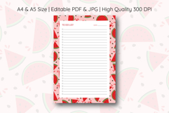 Watermelon To Do List Template | To do list Product Image 1