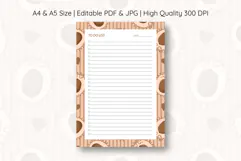Kiwi Coquette Heart Stripe To Do List | To do list Product Image 1