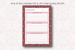 Ogee Pattern Daily Gratitude Planner | Daily Planner Product Image 1