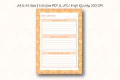 Ogee Pattern Daily Gratitude Planner | Daily Planner Product Image 1