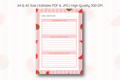 Watermelon Daily Gratitude Planner | Daily Planner Product Image 1