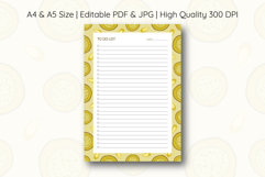 Pickle Pattern To Do List Template | To do list Product Image 1