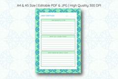 Ogee Pattern Daily Gratitude Planner | Daily Planner Product Image 1