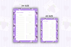 Grapes Coquette Stripe Daily Planner | Daily Planner Product Image 2