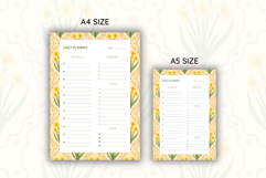Daffodil Flower Daily Planner | Daily Planner Product Image 2