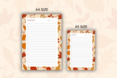 Vintage Fall To Do List Template | To do list Product Image 2