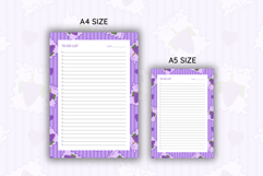Grapes Coquette Heart Stripe To Do List | To do list Product Image 2