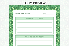 Ogee Pattern Daily Gratitude Planner | Daily Planner Product Image 2