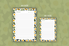 Daffodil Flower To Do List Template | To do list Product Image 2