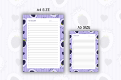 Blackberry Coquette Heart Stripe To Do List | To do list Product Image 2