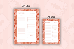 Fall Coquette Stripe Daily Planner | Daily Planner Product Image 2