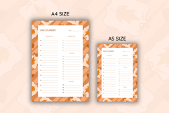 Fall Coquette Stripe Daily Planner | Daily Planner Product Image 2