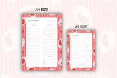Watermelon Coquette Stripe Daily Planner | Daily Planner Product Image 2