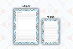 Folk Flower To Do List Template | To do list Product Image 2
