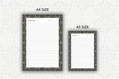 Ogee Pattern To Do List Template | To do list Product Image 2