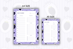 Blackberry Coquette Stripe Daily Planner | Daily Planner Product Image 2