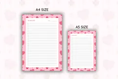 Heart & Floral To Do List Template | To do list Product Image 2