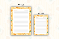 Pineapple Coquette Heart Stripe To Do List | To do list Product Image 2