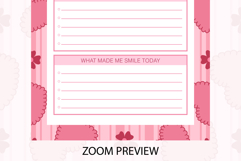 Heart Stripe Daily Gratitude Planner | Daily Planner Product Image 3