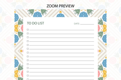 Folk Flower To Do List Template | To do list Product Image 3