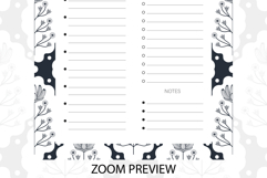 Scandinavian Flower Daily Planner | Daily Planner Product Image 3