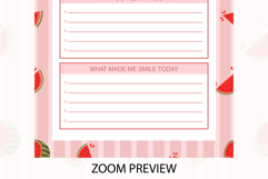 Watermelon Daily Gratitude Planner | Daily Planner Product Image 3