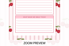 Cherry Daily Gratitude Planner | Daily Planner Product Image 3