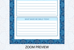 Ogee Pattern Daily Gratitude Planner | Daily Planner Product Image 3